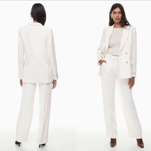 NWOTS Wilfred. Destiny Linen Double-Breasted Blazer